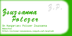 zsuzsanna polczer business card